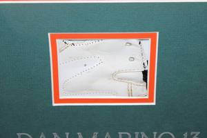 Miami Dolphins Dan Marino Game Used Cleat 15x12 Framed Display W Authentication