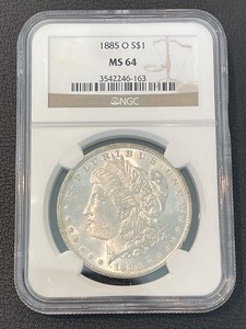 1885-O Morgan Dollar NGC MS64