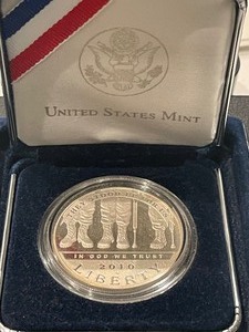 2010-W Disabled Veterans Silver Dollar Proof 189,881 Minted