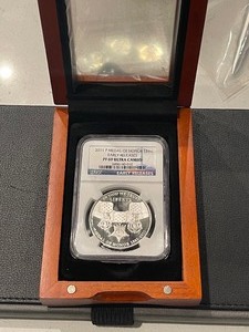 2011-P Medal of Honor Silver Dollar Proof NGC PF69 Ultra Cameo