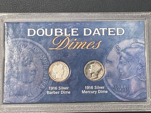 1916 Double Dated Dimes
