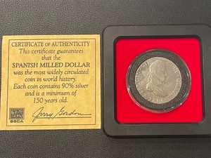 1817 Spanish Milled Silver Dollar