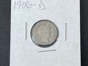 1906-D Barber Dime