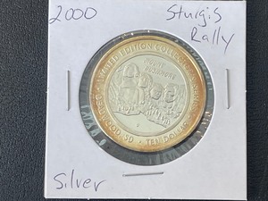 2000 Sturgis Rally Silver Coin