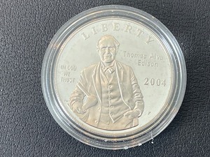 2004-P Thomas Edison Silver Dollar Proof