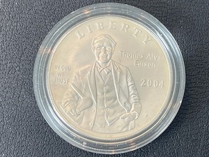 2004-P Thomas Edison Silver Dollar