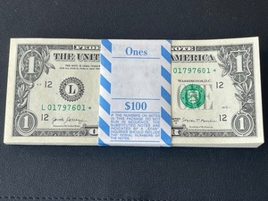 100 Consecutive Uncirculated Low Serial Number Star Notes