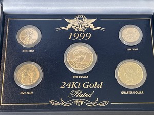 1999 24k Plated Coin Set