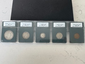 Barber, Liberty, and Indian Head Coins