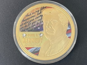 John F. Kennedy 24k Gold Layered Coin