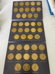 lot 33 image: History of U.S. Presidents Coin Collection