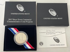 lot 34 image: 2017-S Boys Town Half Dollar Proof