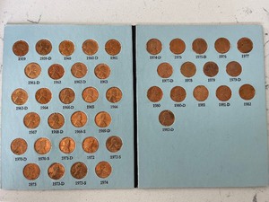 lot 35 image: Lincoln Memorial Cent Collection