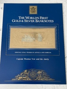 lot 38 image: Gold and Silver Banknote