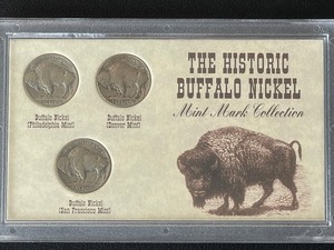 lot 45 image: Buffalo Nickel Mint Mark Set
