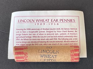 lot 49 image: Lincoln Wheat Cent Roll
