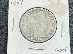 lot 60 image: 1897 Barber Half Dollar