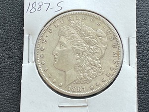 lot 66 image: 1887-S Morgan Dollar