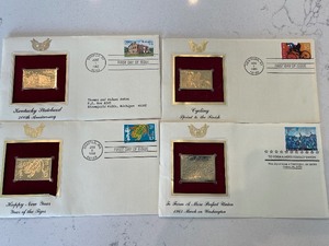 lot 103 image: Gold Foil Collectible Stamps