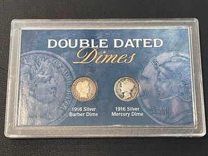 lot 109 image: 1916 Double Dated Dimes