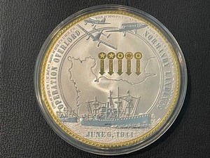 lot 113 image: D-Day Memorial Coin