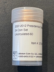 lot 140 image: Presidential Dollar 24 Coin Set Uncirculated 60