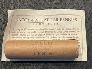lot 146 image: Lincoln Wheat Cent Roll