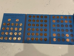 lot 158 image: Lincoln Memorial Cents and Book
