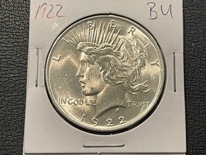 lot 166 image: 1922 Peace Dollar BU