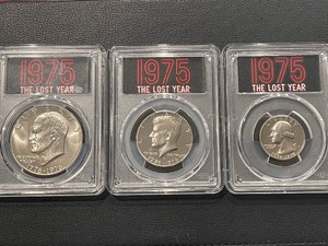 lot 169 image: 1976-S Set PCGS 1975 The Lost Year