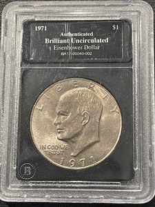 lot 170 image: 1971 Eisenhower Dollar Brilliant Uncirculated