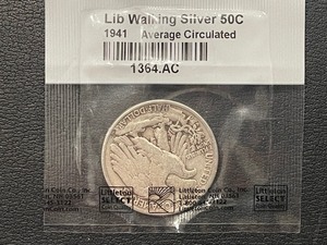 lot 174 image: 1941 Walking Liberty Half Dollar