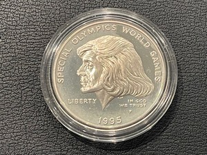 lot 175 image: 1995-P Special Olympics Silver Dollar Proof