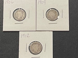 lot 180 image: Barber Dimes