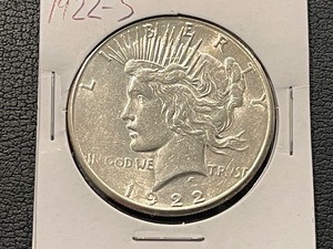 lot 182 image: 1922-S Peace Dollar