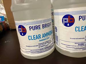 lot 111 image: Pure Bright Clear Ammonia