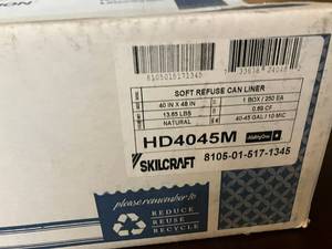 lot 84 image: 40-45 Gallon Can Liners