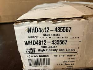 lot 82 image: 40-45 Gallon Can Liners