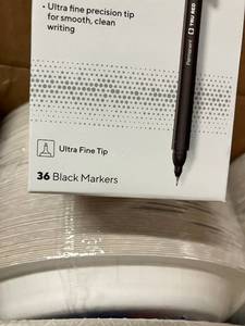 lot 34 image: Ultra Fine Permanent Markers