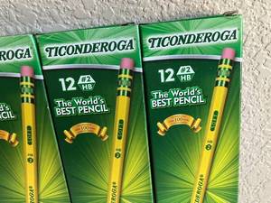 lot 100 image: Ticonderoga Pencils