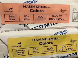 lot 131 image: Hammermill Pastel Paper