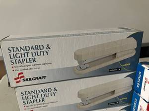 lot 79 image: Staplers, Staples and Staple Removers