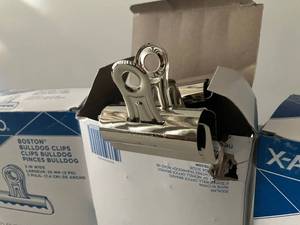 lot 95 image: X-Acto Bulldog Clips