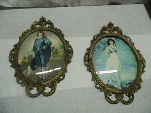 Framed Blue Boy & Pinkie