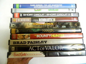 10 DVDs