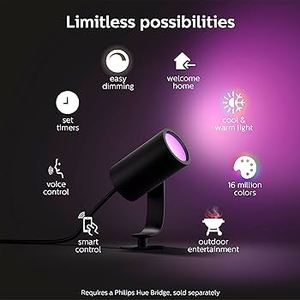 Philips Hue Lily Outdoor Smart Spot Light Base Kit
