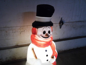 Vintage Empire Snowman Blow Mold