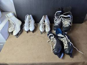 lot 124 image: Large Lot of Ice Skates