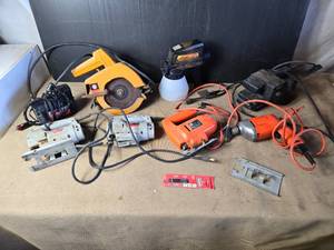 lot 148 image: Circular Saw, Jig Saws, Wagner Painter and More - All Power On