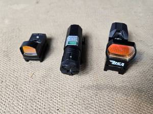 lot 183 image: Laser Sight and 2 Other Firearm Sites